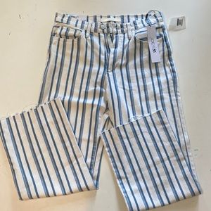 Joes jeans high rise wide leg crop